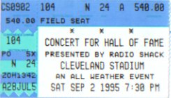 Concert for Hall of Fame