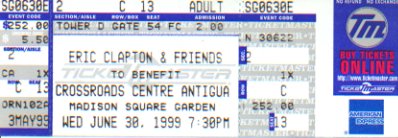 Eric Clapton & Friends to Benefit Crossroads Centre Antigua